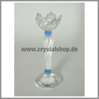 Swarovski Kerzenhalter Bluete blau candleholder blue flower 207012 AP