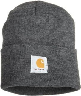 Carhartt Warm Acryl Watch Hat Logo Beanie Mütze dkl.grau: 