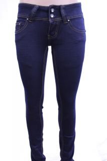 Damen Jeans Röhrenjeans 5 Pocket Hose Hüftjeans low rise Hüft