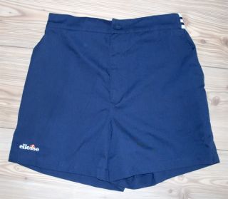 vintage 80`s TENNIS shorts ELLESSE bermuda short oldschool Style Gr.52