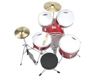 XDrum Session Drumset Junior Red Schlagzeug + DVD Kinderschlagzeug