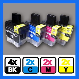 10 INK CARTRIDGES LC900 BROTHER DCP110c DCP115c DCP120c 705105976501