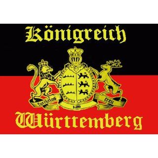 Yantec Flagge Fahne Königreich Württemberg 90 * 150 cm 