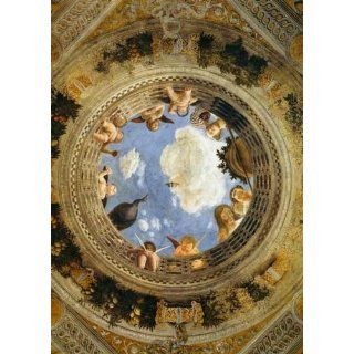 Kunstdruck (70 x 94, Mantegna) von Camera degli Sposi   Ceiling