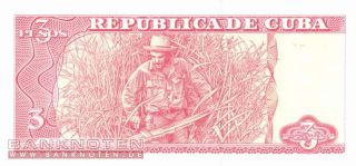 Kuba / Cuba   3 Pesos P.127   Ernesto Che Guevara UNC