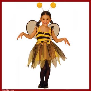 BIENEN KOSTUM Karneval Fasching Kinder Bienenkostuem Bienchen 116 3472