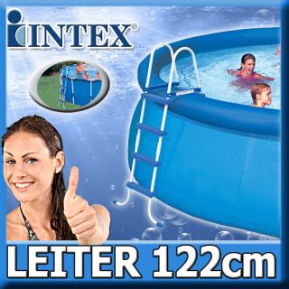 INTEX LEITER 122 cm l POOL Schwimmbadleiter Poolleiter