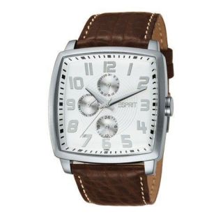 Armbanduhr Cool Trick braun Analog Leder Uhr UVP €119 ES101881007