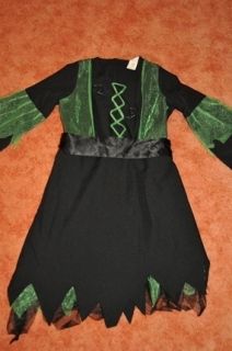 Tolles Hexen Kostüm für den Fasching Gr. 128 WIE NEU