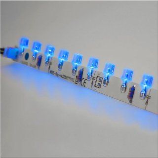 Diodenleiste BLUE LIGHT mit 18 LEDs   Einfach und schnell überall