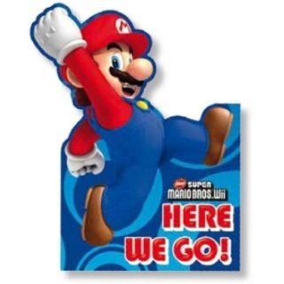 Super Mario Bros Wii INVITES Party Einladungen (Pack von 6): 