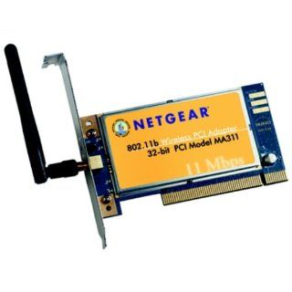 Netgear MA311 GR Wireless PCI Adapter Computer & Zubehör