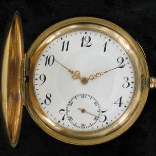 Campo Watch pocket watch schoene vergoldete Taschenuhr aus dem Jahr