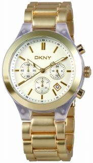 DKNY Chronograph Damenuhr UVP 139,00 € * GOLD