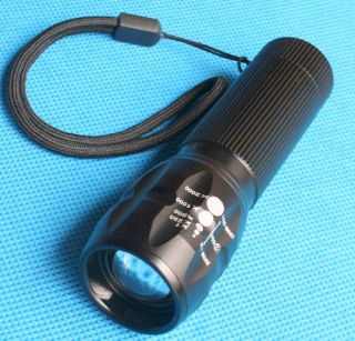CREE Q5 WC LED 240 Lumen Zoomable Torch Flashlight 3AAA