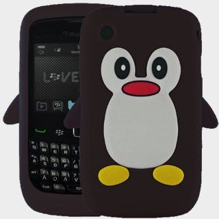Netter Schwarz Penguin Pinguin AOA Style Hülle für Blackberry Curve