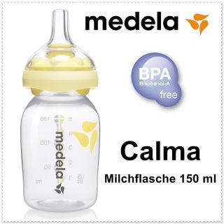 MEDELA Milchflasche 150 ml mit Calma, der stillfreundliche