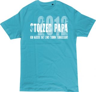 Trendige Baumwollshirt für stolze Papas mit coolem distressed Print