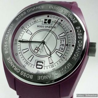 Hugo Boss Orange Damenuhr Uhr Damen NEU lila Armband 1502253
