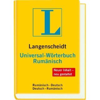 Langenscheidt Universal Wörterbuch Rumänisch Rumänisch Deutsch