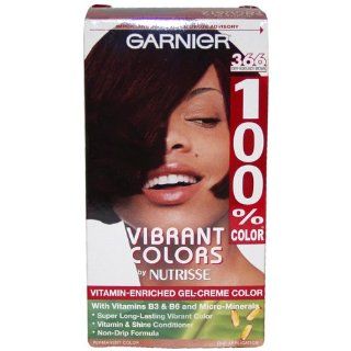 Garnier 100% Hair Color #366 Deep Burgundy Brown (Haarfarbe) 