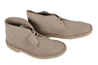 Clarks Desert Boot Schuhe sand beige Velourleder 00111769 NEU