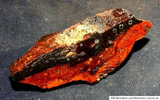 Sehr schöner Meteorit Nantan aus China, Heilstein, 46x17x19mm 21g