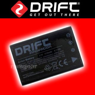 Drift STANDARD BATTERY for ACTION HD HD170 AND STEALTH 1100mAh GENUINE