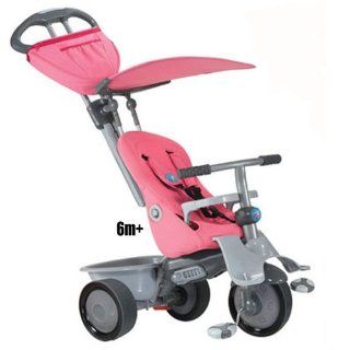 Smart Trike 4 in 1 Dreirad mit verstellbarem Stuhl, rosa/grau