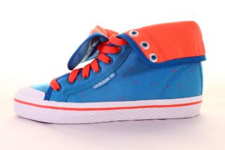 Adidas Honey Hi W Sneaker Schuhe NEU Gr. 43 1/3 blau orange Originals