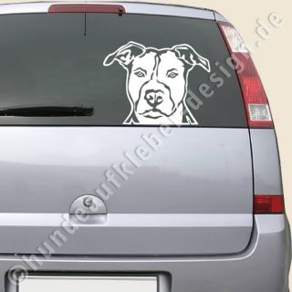 american Pit Bull Terrier Autoaufkleber Hunde Gr.S