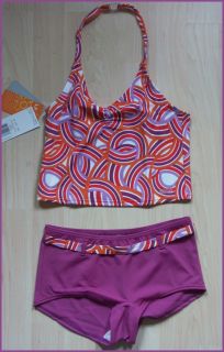 SCHIESSER Panty Tankini Bikini 140 152 164 pink orange