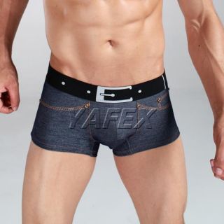 AS Jean 93% Cotton! Sexy Men’s Underwear Boxers Briefs Casual Shorts