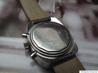 Vintage Breitling Chronograph Handaufzug 7734 Edelstahlgehäuse