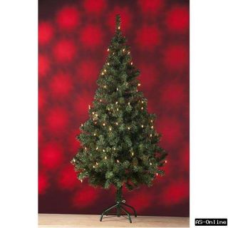Weihnachtsbaum Christbaum künstlich mit 50 Lichtern 180 Tips 120cm