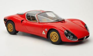 Alfa Romeo Tipo 33 Stradale Prototipo, rot, 1:18, AUTOart