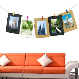 7inch Suspension Paper Photo Frame Wall Picture Frame Set 7pcs