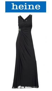 6350 HEINE Abendkleid schwarz Gr. 38 UVP 179,90€