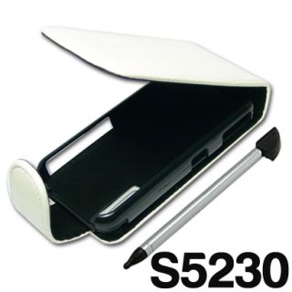 Leder Tasche Etui + Stift für Samsung GT S5230 Star