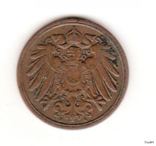 Pfennig Deutsches Reich Kaiserreich 1898 A