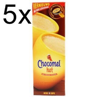 5x Kakao Kapseln Chocomel hot 8 St. Kaffeepads f. Senseo 