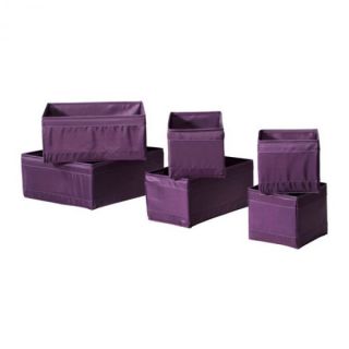 6er Set Boxen Behälter Kommoden Aufbewahrung Box Schubladen lila IKEA