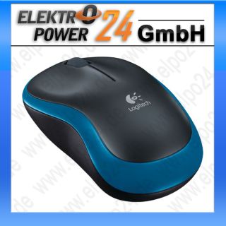 Maus M185 kabellos Funkmaus Blau 2,4 GHz Nano USB Mouse M 185