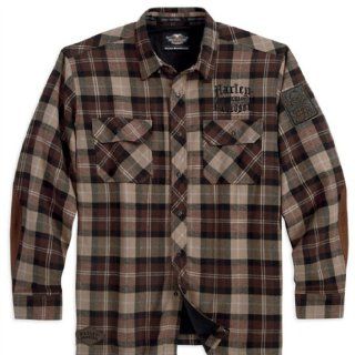 Harley Davidson Woven Plaid Shirt Jacket 96757 13VM Herren Shirt