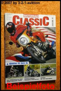 Motorrad Classic 2/03 BMW R 90S Honda RC 181 Triumph