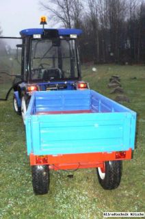 Traktor Anhänger Kipper Einachser mit Druckluftbremse Vorführmodell