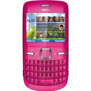 Nokia C3 00 Smartphone 2.4 Zoll pink Elektronik