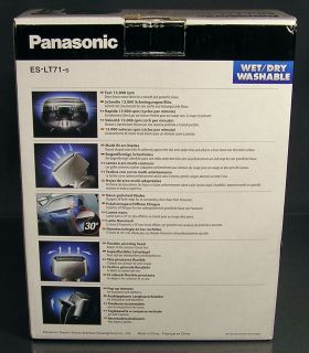 Panasonic ES LT71 S Akku  / Naß Trockenrasierer + Reinigungsstation