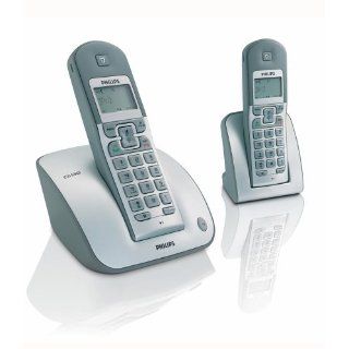 Philips CD 130 Duo schnurloses DECT Telefon inkl. 2: 