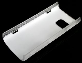 Nokia X6 Hülle Hart Cover Tasche Case Schale Weiss